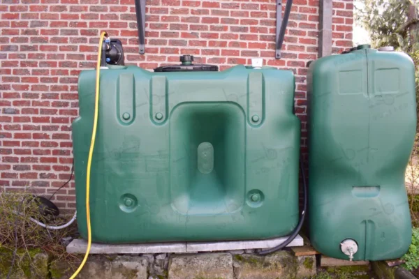 Citerne à eau de pluie rectangulaire aérienne - Avec pompe - 1500 litres 3