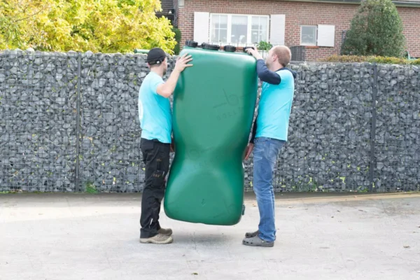 Citerne à eau de pluie rectangulaire aérienne - jumelable - 750 litres 5