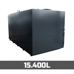 Cuve à mazout aérienne en acier - double paroi - 15400 litres thumbnail