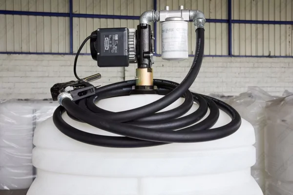 Cuve fioul polyéthylène de 1500 litres avec pompe gazole (220V) 5